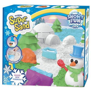 Kinetic Sand Super Snow Snowman City 3+
