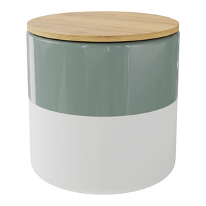 GoodHome Bathroom Storage Container Koros, green-grey