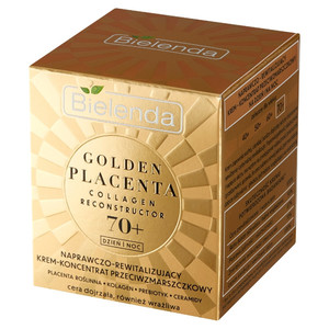 Bielenda Golden Placenta 70+ Repairing & Revitalizing Anti-Wrinkle Day/Night Cream 50ml
