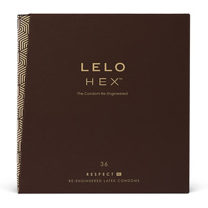 Lelo Condoms HEX Respect XL Latex Condoms 36pcs