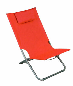 Folding Moon Chair Beach Chair, red
