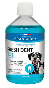 Francodex Fresh Dent Anti-Plaque Action for Dogs & Cats 500ml
