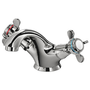 RUNSKÄR Wash-basin mixer tap with strainer, chrome-plated