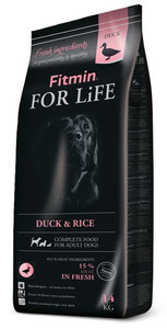 Fitmin For Life Dog Food Adult Duck & Rice 14kg