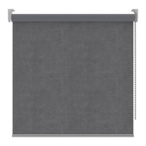 Block-out Roller Blind Velvet 57 x 180 cm, steel grey
