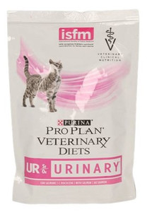 Purina Veterinary Diets Urinary with Salmon Wet Cat Food Pouch 85g