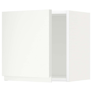 METOD Wall cabinet, white/Voxtorp matt white, 40x40 cm
