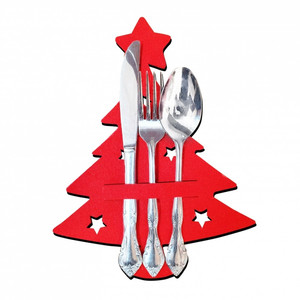 Cutlery Case Cover Christmas Tree 4pcs