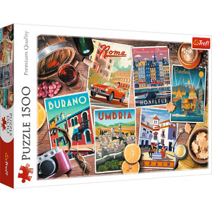 Trefl Jigsaw Puzzle Travel Around Europe 1500pcs 12+