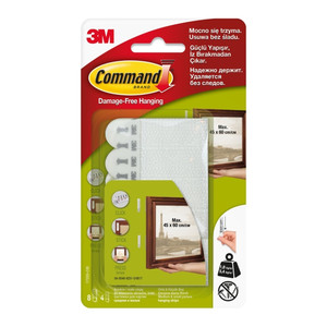 3M Command Picture Hanging Strips 12pcs