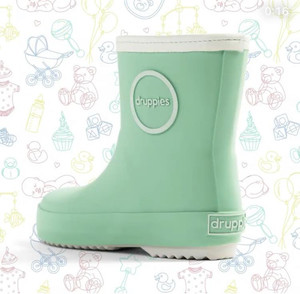Druppies Rainboots Wellies for Kids Newborn Boot Size 24, mint