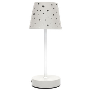 Table Lamp for Children's Room Stars, white