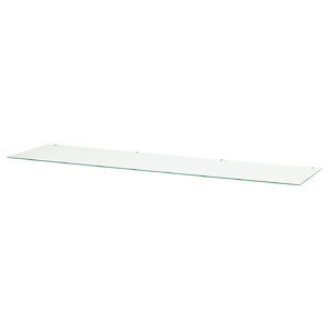 HEMNES Glass top, transparent, 159x50 cm