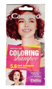 Delia Cosmetics Cameleo Coloring Shampoo 5.6 Dark Mahogany