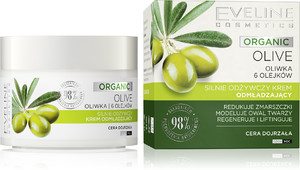 Eveline Organic Olive Strongly Nourishing Rejuvenating Day/Night Cream 98% Natural 50ml