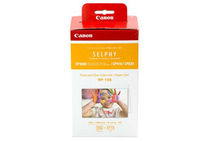 Canon Selphy RP-108 High-Capacity Color Ink/Paper Set 108 Sheets