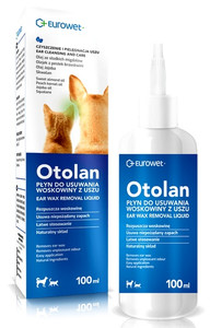 Otolan Ear Wax Removal Liquid for Cats & Dogs 100ml