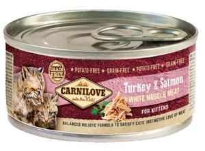 Carnilove Cat Food Salmon & Turkey for Kittens 100g