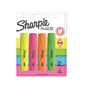 Sharpie Highlighters Fluo XL 4 Colours