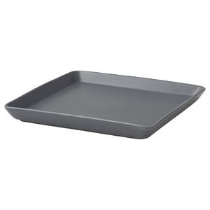 IDEAL Candle dish, grey, 25x25 cm