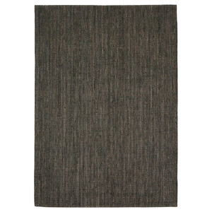 LANDBANA Rug, flatwoven, dark green, 160x230 cm