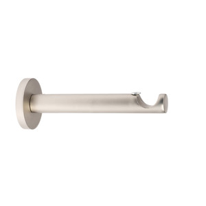 Curtain Pole Bracket Colours 19 mm, straight, matt chrome