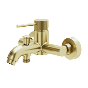 GoodHome Bath Mixer Tap Owens, gold