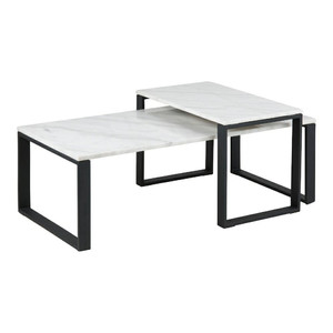 Set of Coffee Tables Nest Tables Katrine, white