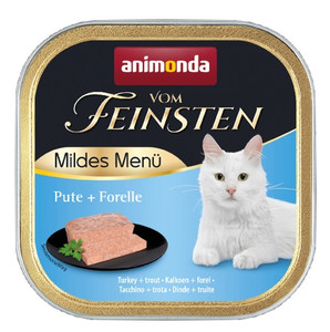 Animonda vom Feinsten Mildes Menu Cat Food Turkey & Trout 100g