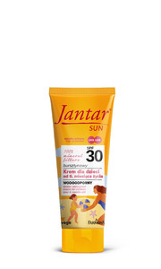 FARMONA SUN Jantar Amber Waterproof SPF30 Cream For Children Over 6 Months Old 97% Natural