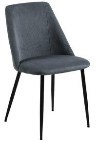 Dining Chair Ines, grey corduroy