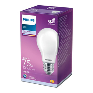 Philips LED Bulb A60 E27 1055 lm 4000 K