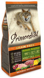 Primordial Dog Dry Food Grain Free Adult Deer & Turkey 2kg