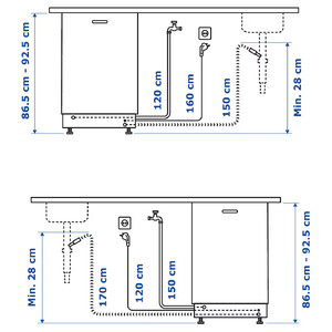 KALLBODA Integrated dishwasher, IKEA 700, 60 cm