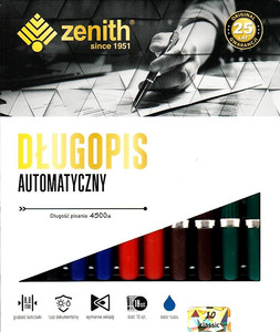 Zenith Retractable Ballpoint Pen 10pcs