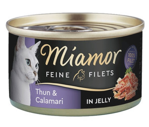 Miamor Feine Filets Dose Tuna & Calamari 100g