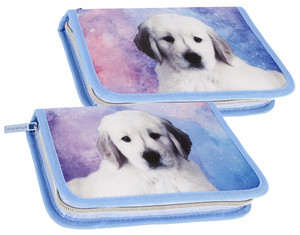 Pencil Case with School Accessories Doggy 1pc