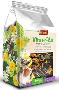 Vitapol Vita Herbal Mix for Rabbits & Rodents Complementary Food 40g
