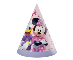 Party Paper Hats Minnie Junior 6pcs