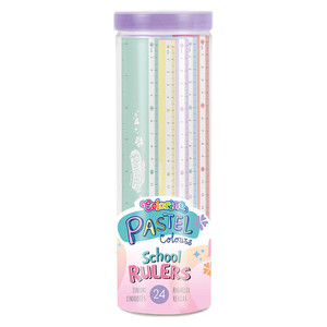 Colorino School Ruler 20cm 24pcs