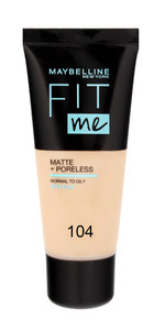 Maybelline Fit Me! Matte + Poreless Foundation no. 104 Soft Ivory