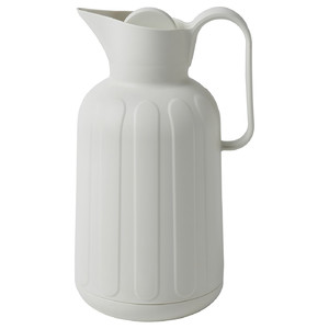TAGGÖGA Vacuum flask, off-white, 1.6 l
