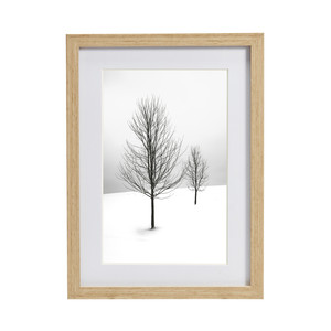 GoodHome Aluminium Picture Frame Banggi 13 x 18 cm, wood effect