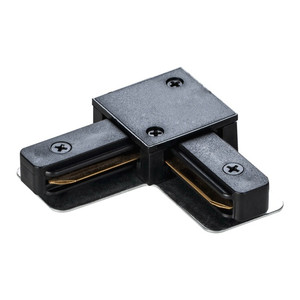 L-type Connector for DPM X-Line Solid track, black