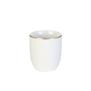 Mug Pearl Gold 180ml, white