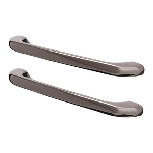 GoodHome Cabinet Handle Condio, hole spacing 19.2 cm, silver, 2 pack