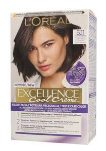 L'Oréal Excellence Cool Creme Hair Dye 5.11 Ultra Ash Golden Brown