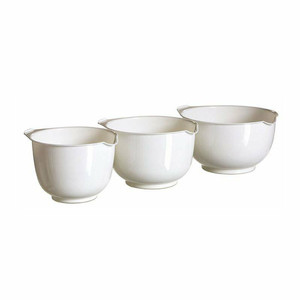 Curver Kitchen Mixing Bowl Set of 3 - 1.5l, 2l, 2.5l, white
