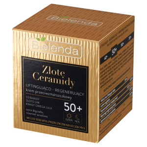 Bielenda Golden Ceramides 50+ Lifting & Regenerating Anti-Wrinkle Day/Night Cream 50ml