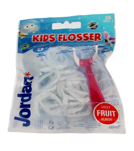Jordan Kids Flosser Dental Floss 5+  36pcs